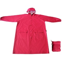 Kids Compact Raincoat - Raspberry