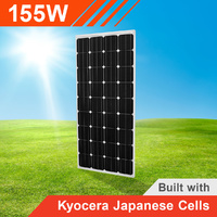 155W Fixed Solar Panel with Kyocera Japanese Cells