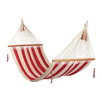Striped Hammock Red & White - Large