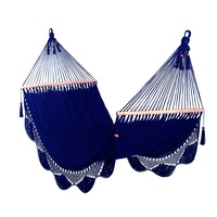 Hammock with Crochet (Navy Blue) - Large Size