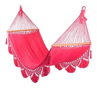 Hammock with Crochet (Pink) - Large Size