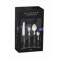 Scanpan Spectrum Cutlery Set 16 Piece - Black & Grey