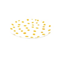 JAB Design Gelato Pop Melamine Plate 25cm - Yellow Spots