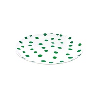 JAB Design Gelato Pop Melamine Plate 25cm - Green Spots
