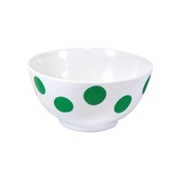 JAB Design Gelato Pop Melamine Cereal Bowl 15cm - Green Spots