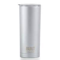 Built NY 20oz Double Walled Vacuum Insulated Tumbler (591ml) Silver
