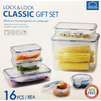 Lock & Lock 8pc Classic Gift Set