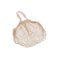 Appetito Cotton String Shopping Bag - Natural Long Handles