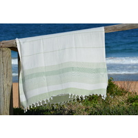 Compact Lifestyle Sea Dream Turkish Towel – Seagrass