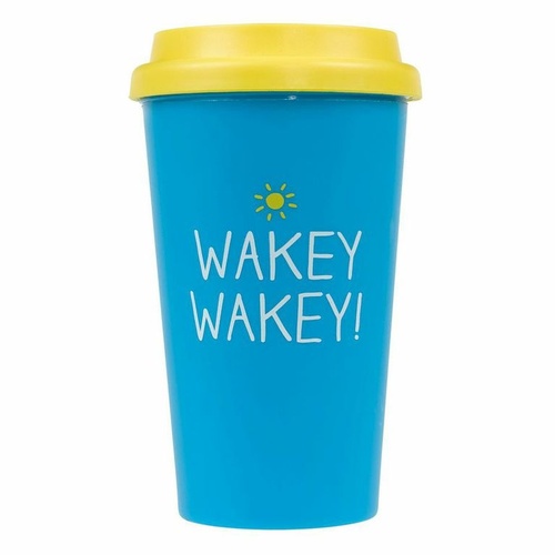 Happy Jackson Travel Mug - Wakey Wakey