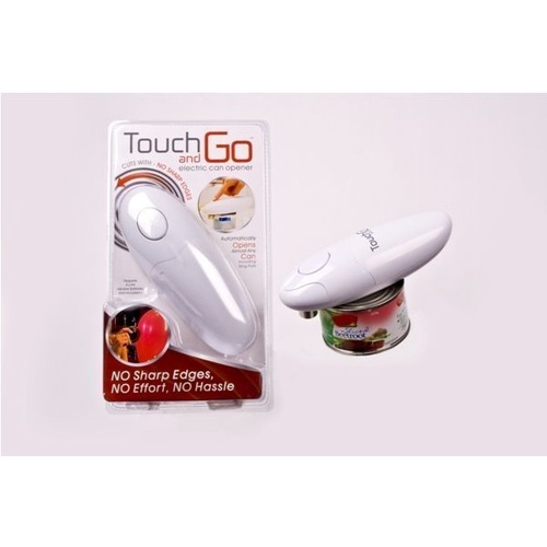 Touch and Go Can Opener - White / Black