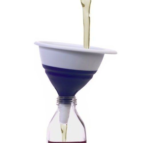 Collapsible Funnel - Blue & White
