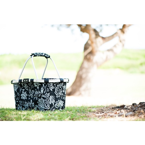 Shop & Go Collapsible Carry Basket - Camellia Black