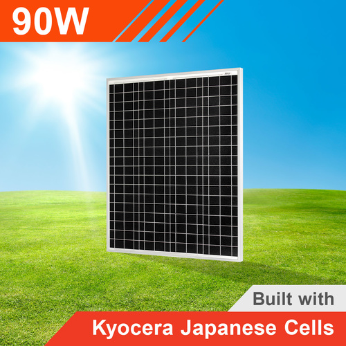 90W Fixed Solar Panel with Kyocera Japanese Cells