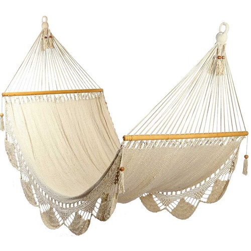 Hammock with Crochet (Natural) - Large Size