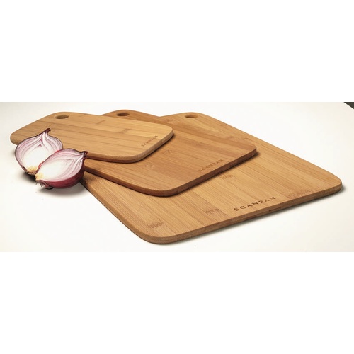 Scanpan Bamboo Chopping Board Set - 3 Piece