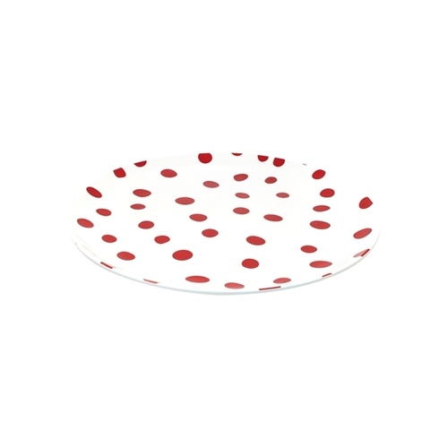 JAB Design Gelato Pop Melamine Plate 25cm - Red Spots