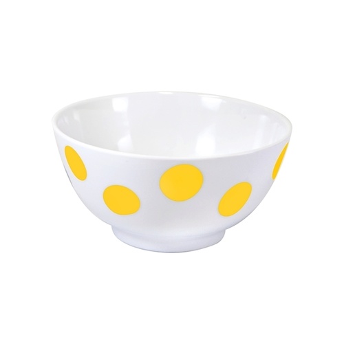 JAB Design Gelato Pop Melamine Cereal Bowl 15cm - Yellow Spots