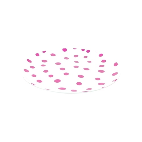 JAB Design Gelato Pop Melamine Plate 25cm - Pink Spots