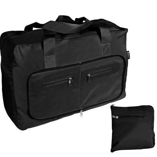 Fold Away Travel Bag - Black
