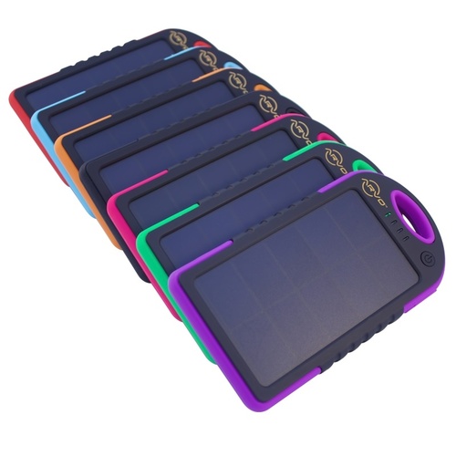 Arvo Boost 5000 Portable USB Solar Power Bank Device Charger