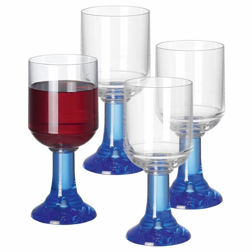 Serroni Red Wine Glass Set with Removable Stem 330ML  - Set of 4