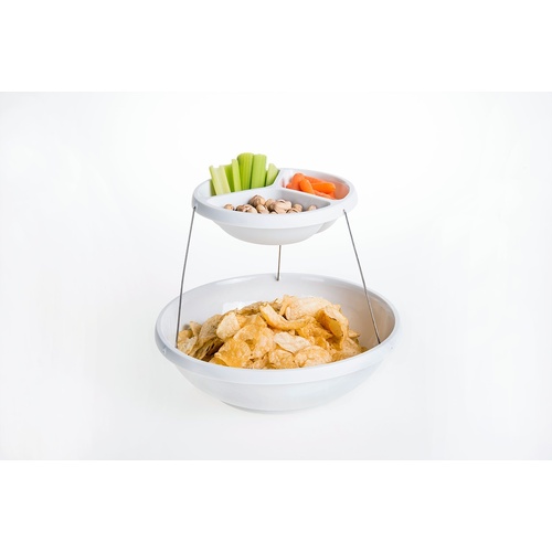 Fozzils Twist Fold 2 Tier Party Bowl