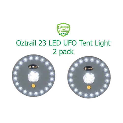 Oztrail 23 LED UFO Tent Light 2 Pack