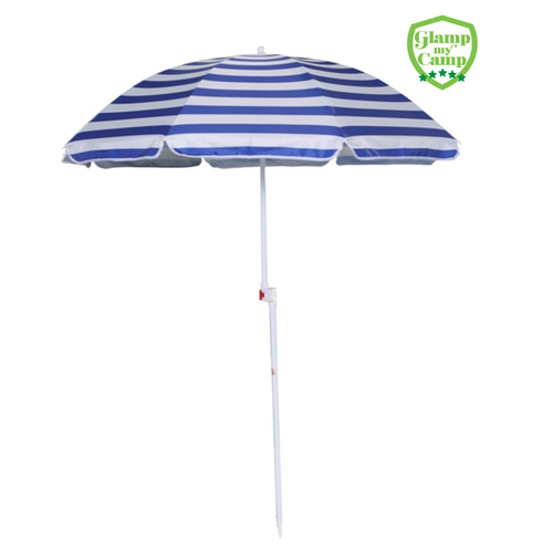 Oztrail Sunset Beach Umbrella - Blue/White