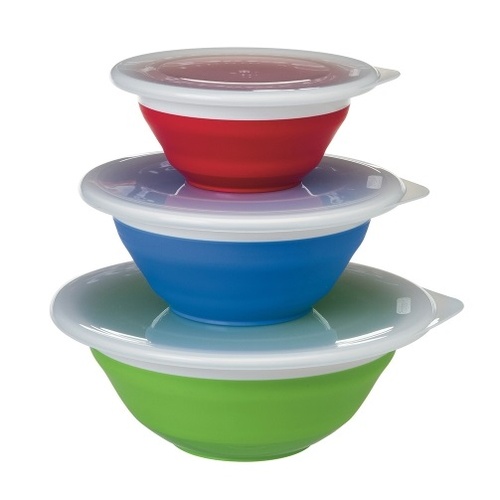 Progressive Prepworks Collapsible 3 Piece Storage Bowl Set