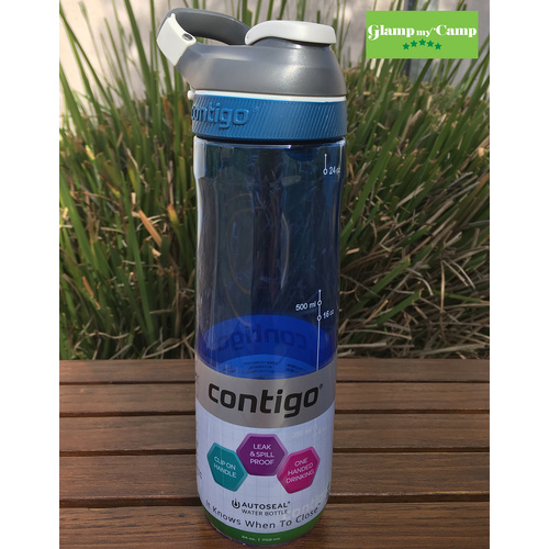 Contigo Hydration Autoseal Cortland Water Bottle 709ML - Blue (Monaco)