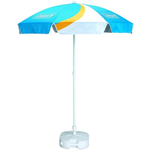 Coleman Beach Umbrella (Blue & White)
