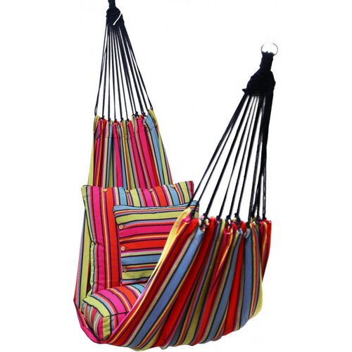 Designer Striped Cotton Hammock - Mixed Colours (Montana)