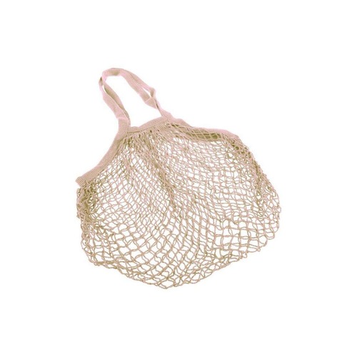 Appetito Cotton String Shopping Bag - Natural Long Handles
