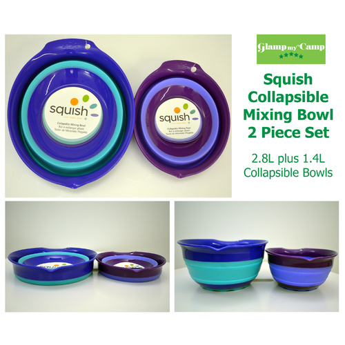Squish Collapsible Mixing Bowl 2 Piece Set